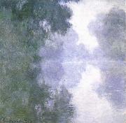 Claude Monet Arm of the Seine near Giverny in the Fog painting